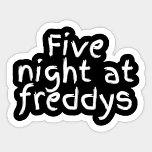 Five night at freddys Sticker